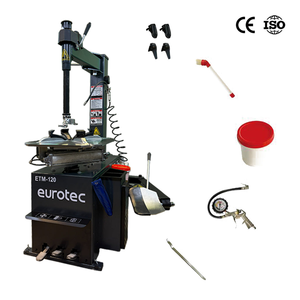 Eurotec ETM-120 Reifenmontiermaschine · 230 V · inkl. Zubehörpaket